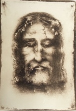 Drawing of The Shroud of Turin by Sr. Genevieve of the Holy Face (Celine Martin, the sister of St. Therese)