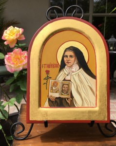 St. Therese Icon by Patricia Enk 